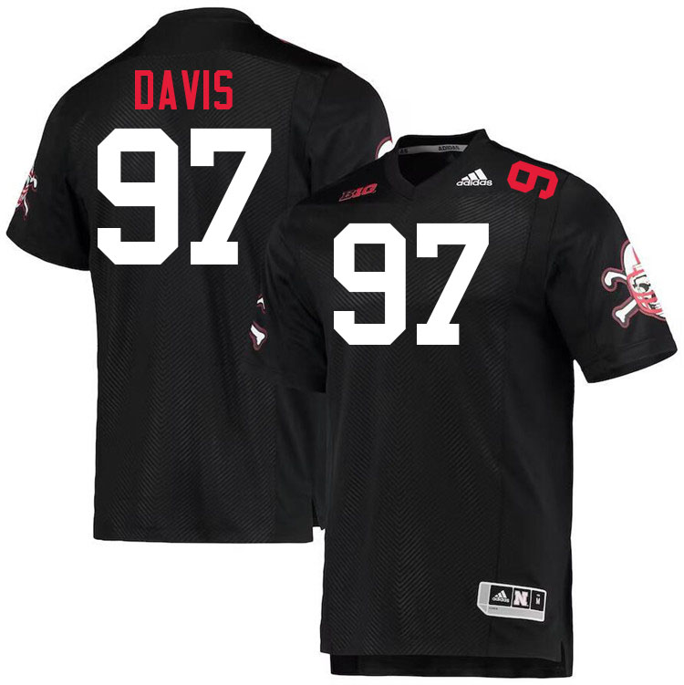 #97 Keona Davis Nebraska Jersey,Nebraska Cornhuskers Football Uniforms,Jersey-Black #97 Keona Davis Nebraska Jersey,Nebraska Cornhuskers Football Uniforms,Jersey-Black